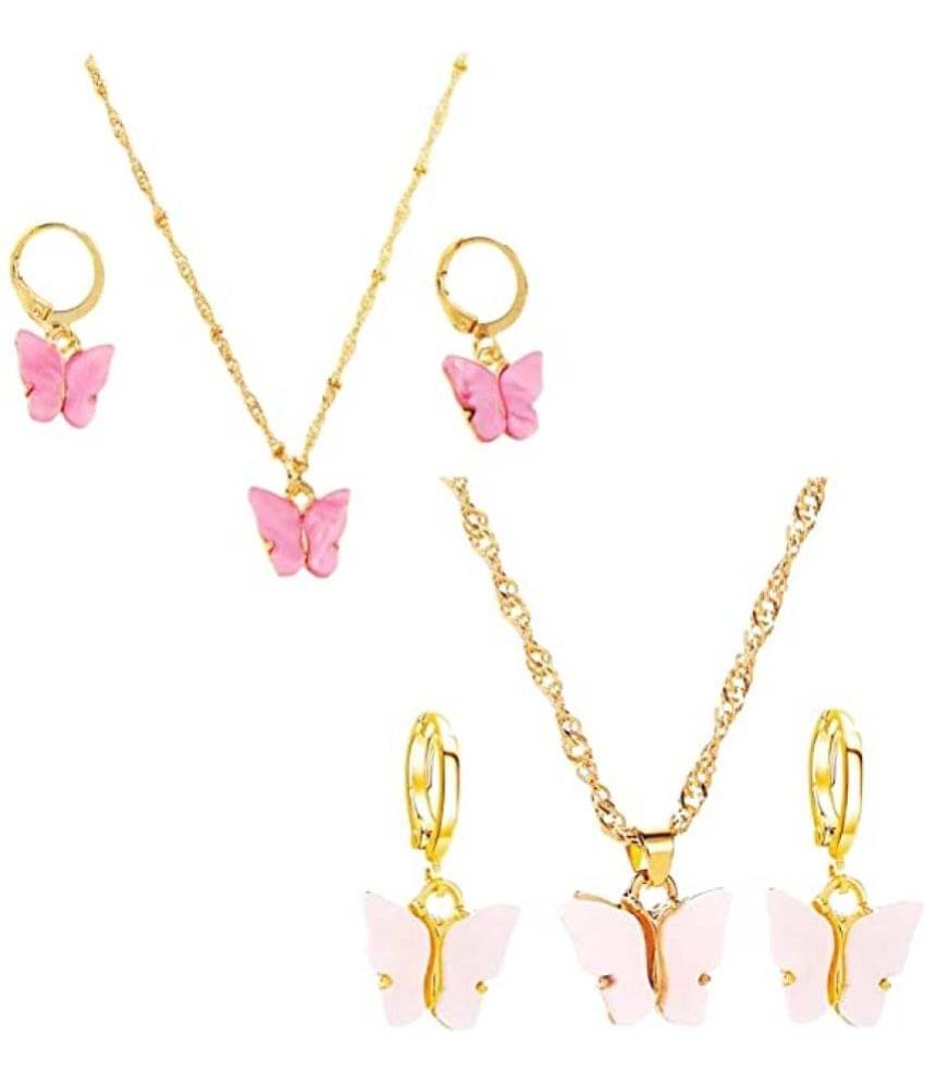     			PUJVI - Multi Color Pendant set ( Pack of 2 )