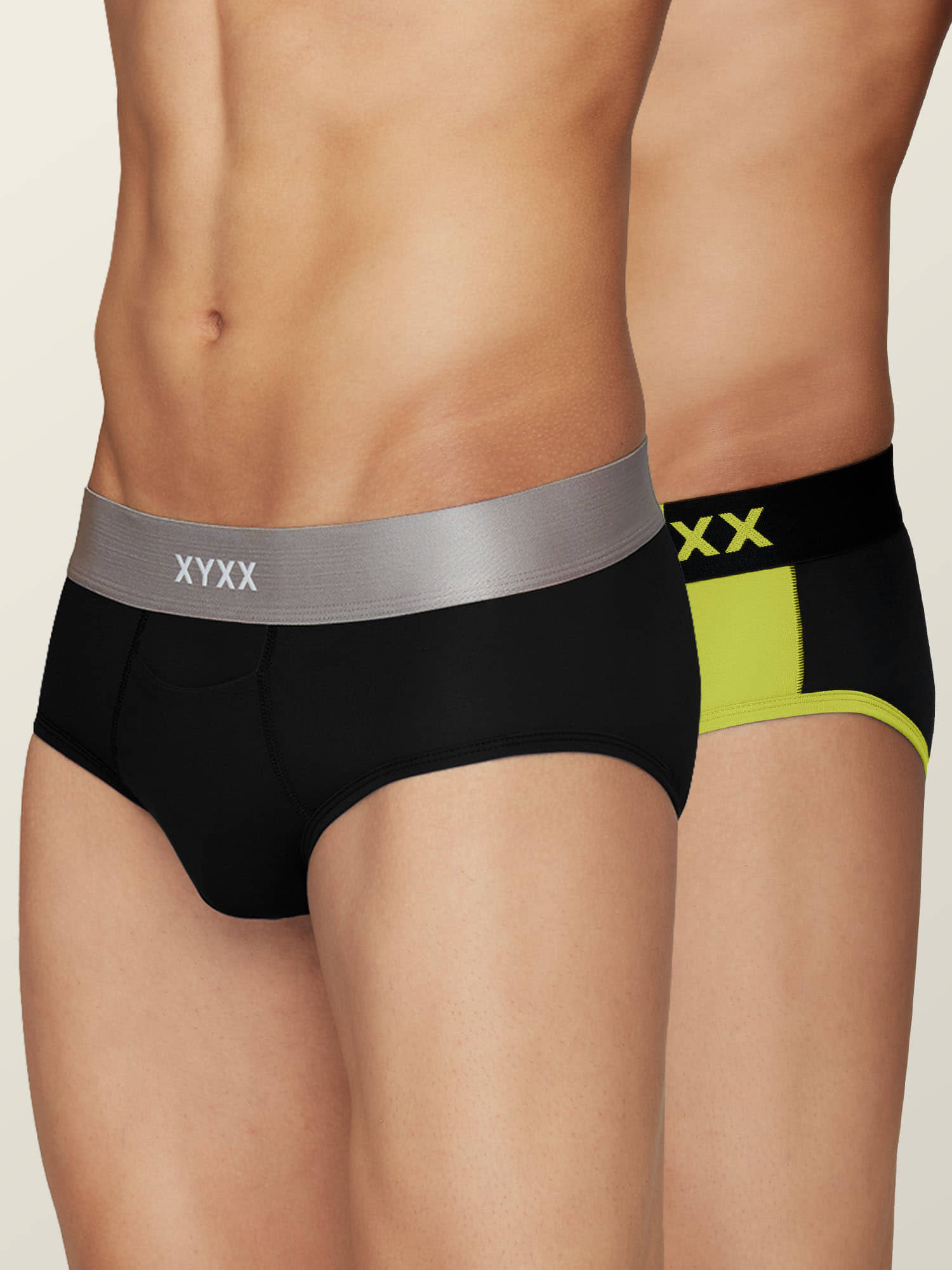XYXX Pack of 2 Modal Briefs For Men's ( Multicolor )