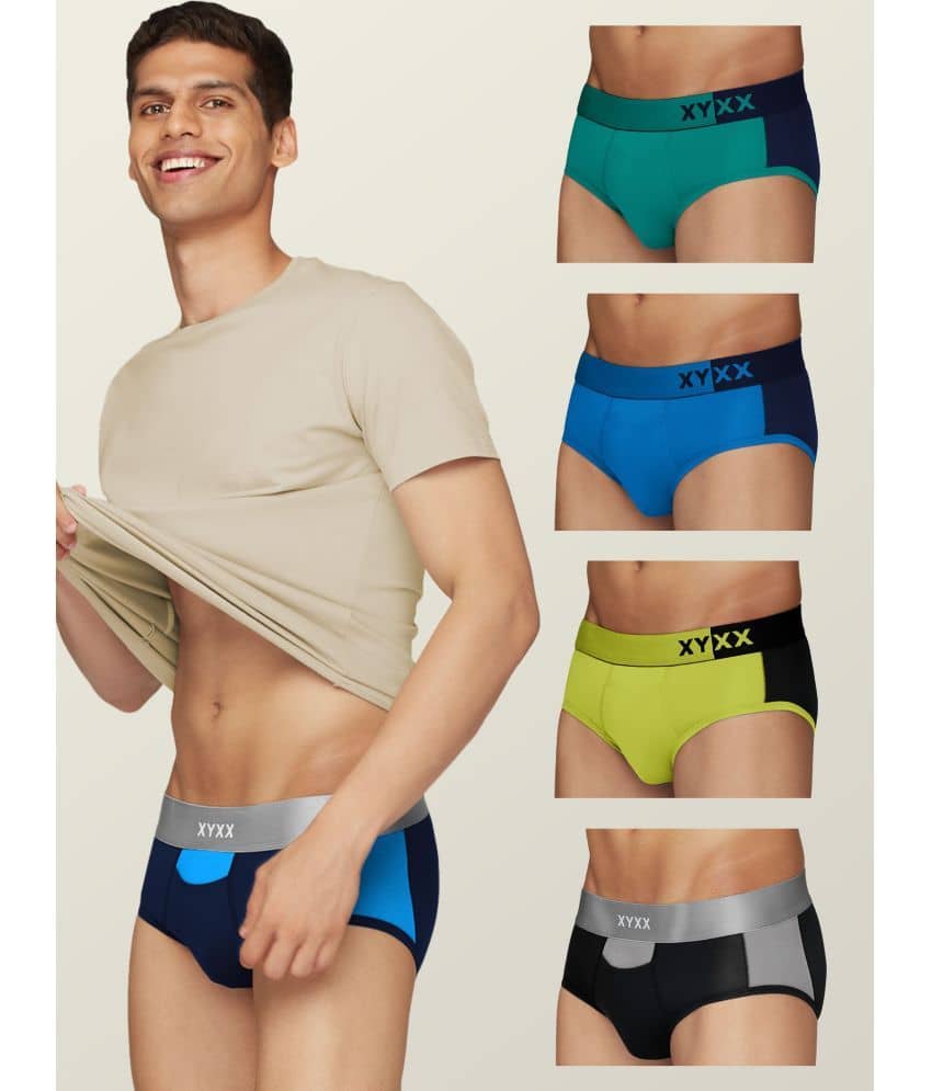 XYXX Pack of 5 Modal Briefs For Men's ( Multicolor )