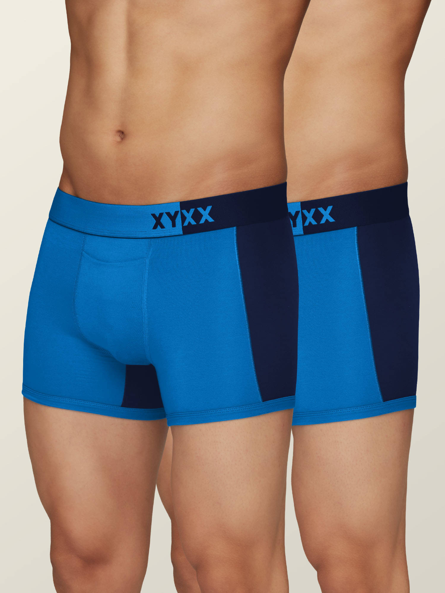     			XYXX Pack of 2 Modal Men's Trunks ( Multicolor )