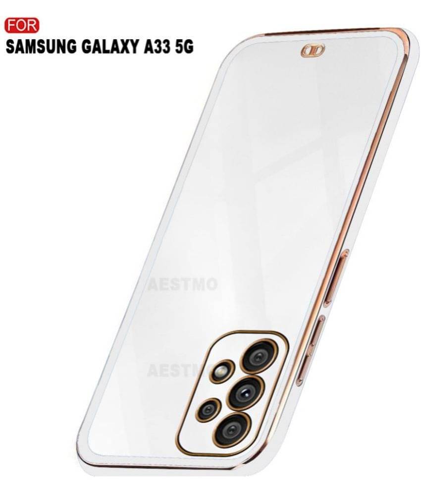 AESTMO - White Polycarbonate Plain Cases Compatible For Samsung Galaxy A53 5G ( Pack of 1 ) AESTMO - White Polycarbonate Plain Cases Compatible For Samsung Galaxy A53 5G ( Pack of 1 )