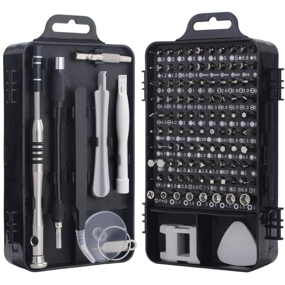    			Best Deal 115 in 1 Professional Precision Screwdriver Set, Multipurpose Mobile, Computer, Laptop & Home repairing kit.