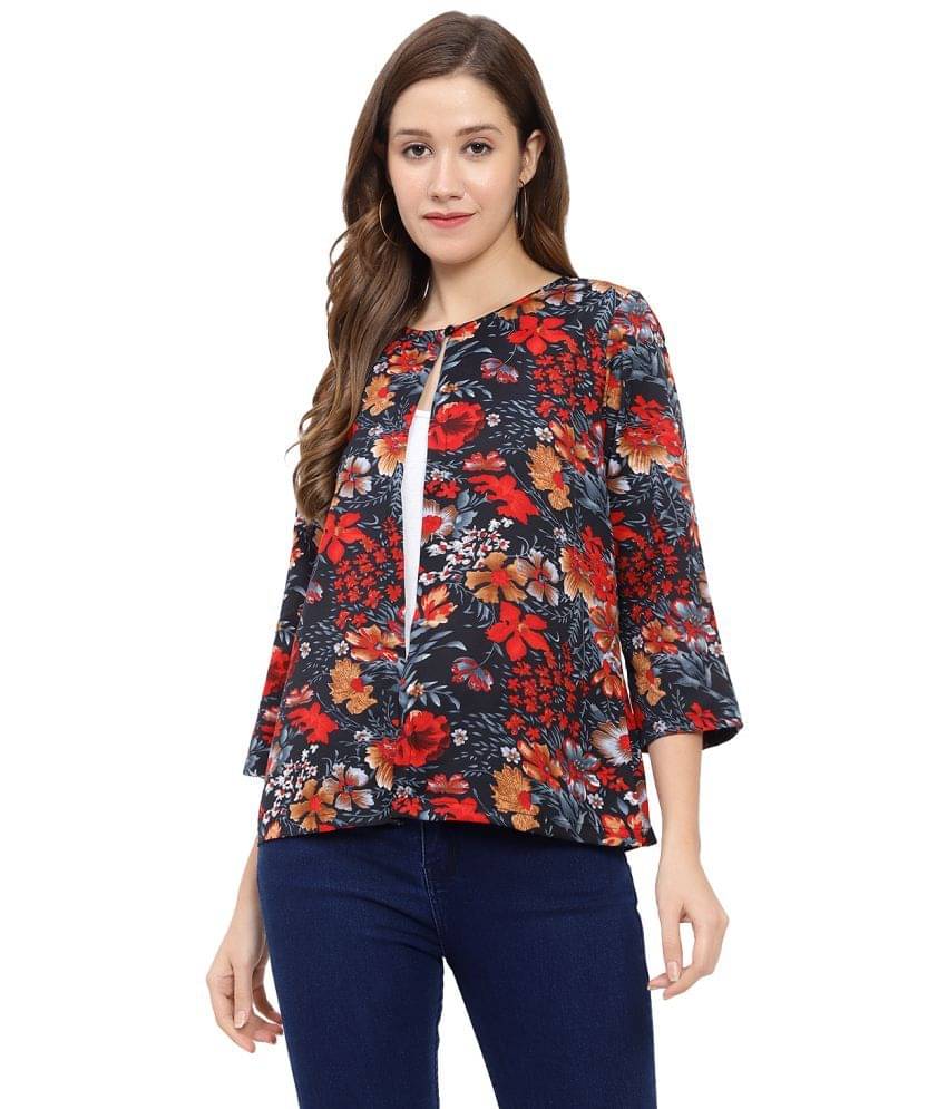     			GALWIZ Crepe Shrugs - Blue Single