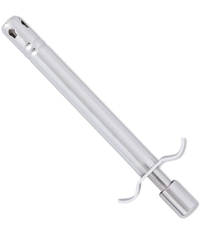 HomePro Gas Lighter Stainless Steel Silver Pack of 1