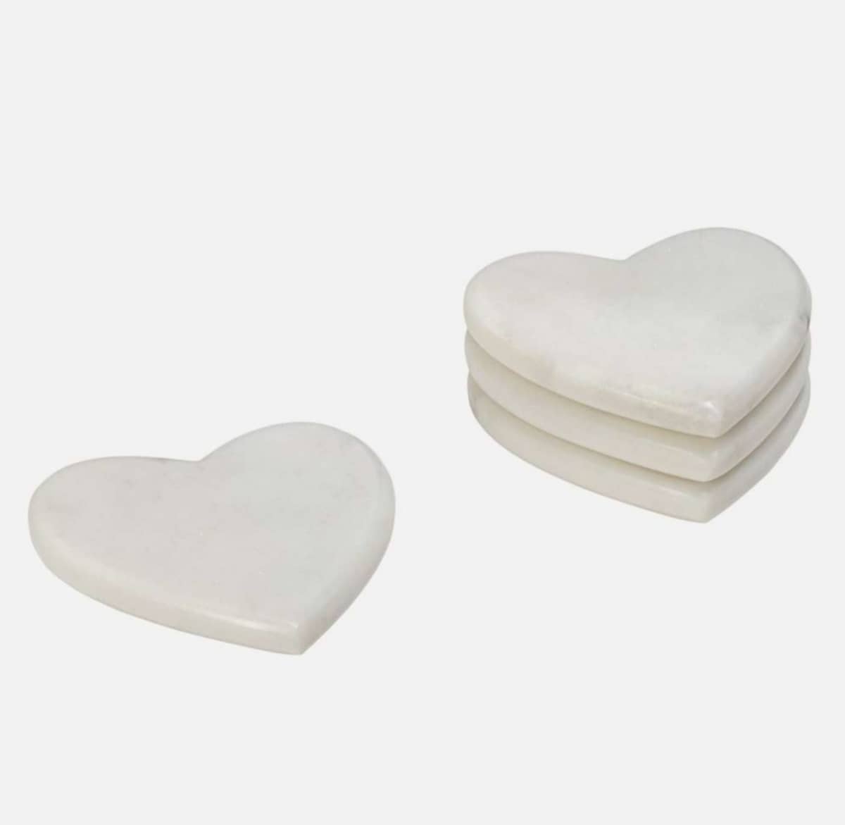 KRAFT CLOUDS Marble Designer Shape Coasters - Pack of 4