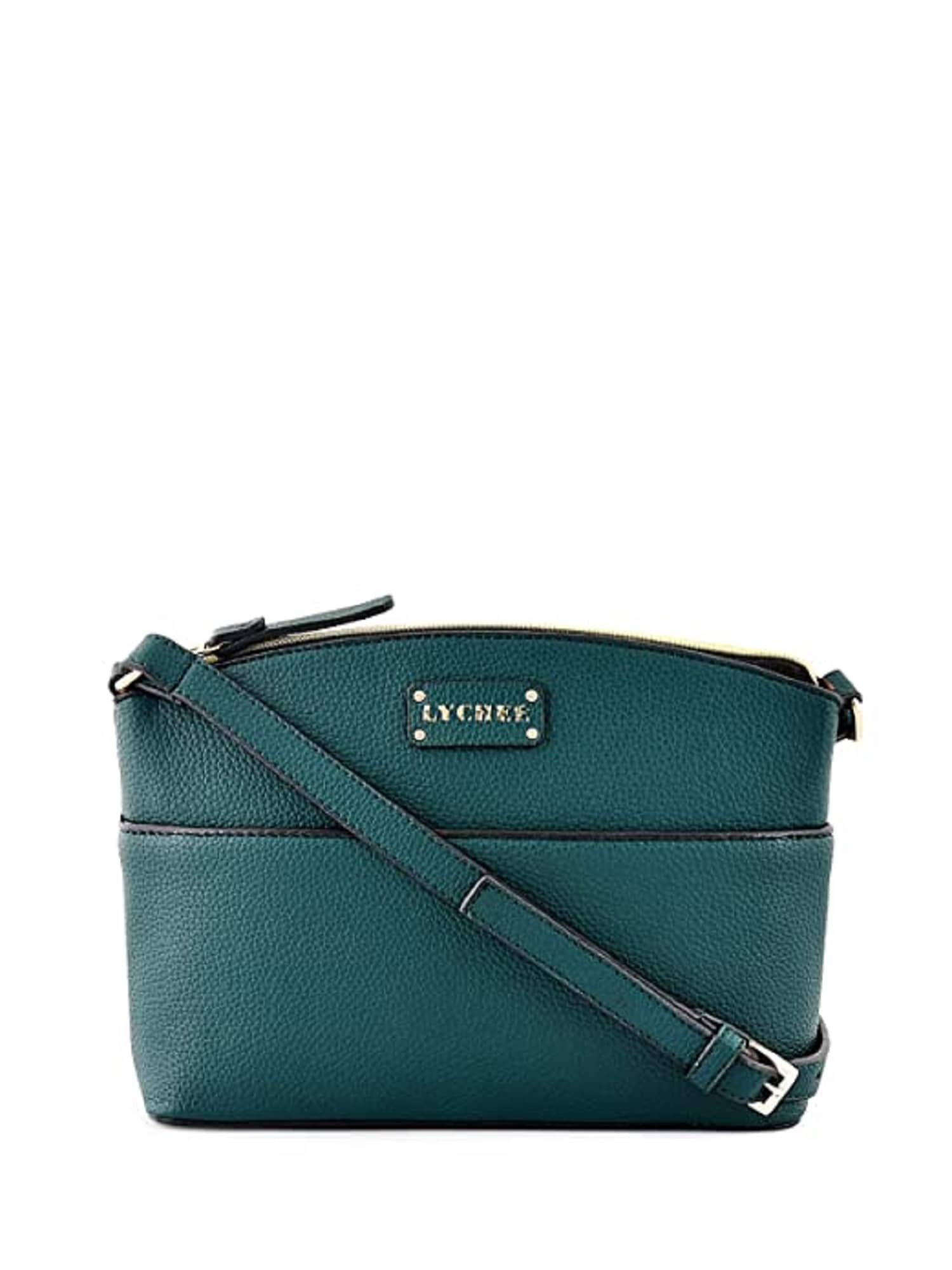 Lychee Bags Sling Bag PU Set of 1 ( Green ) - Handbags | Buy online on ZillyBuy