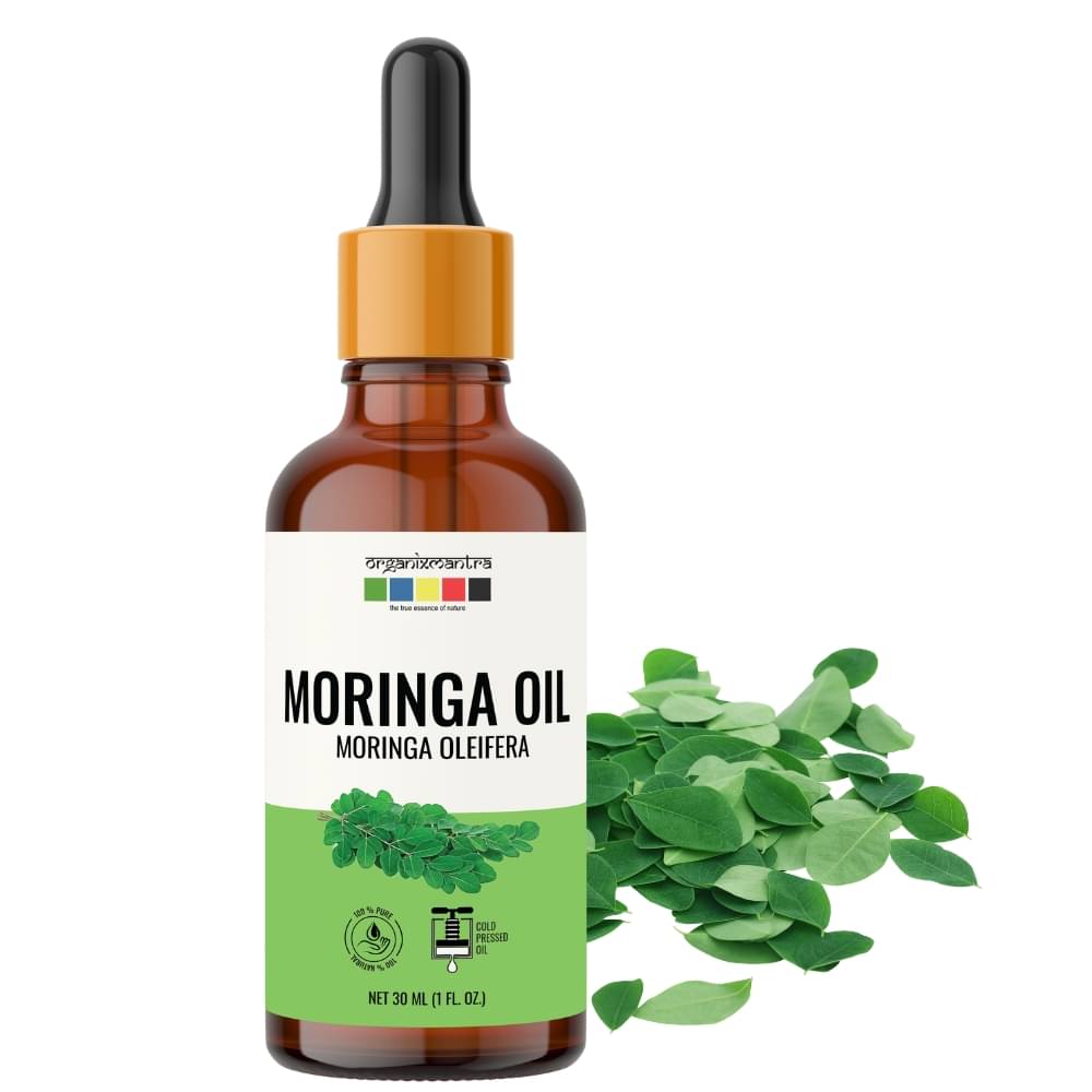 Organix Mantra Moringa Oil, 100% Pure, Natural & Cold Pressed Organic Oil, 30ML Organix Mantra Moringa Oil, 100% Pure, Natural & Cold Pressed Organic Oil, 30ML