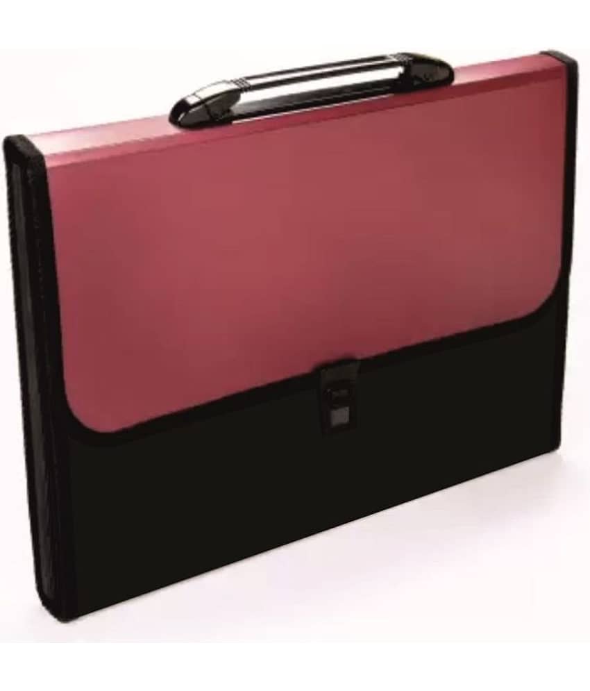 RAVARIYA GRAPHICS Expanding File Folder, Letter Size (Fits A4 Paper) - Red - with 13 Pockets - Stationery | Buy online on ZillyBuy