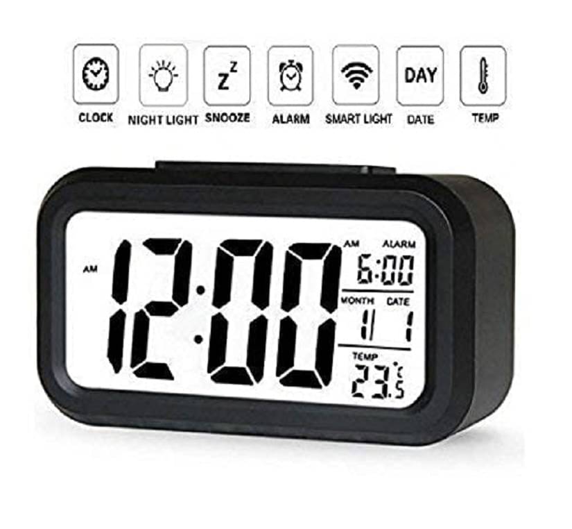 XFORIA - Plastic Digital Alarm Clock ( Pack of 1 ) XFORIA - Plastic Digital Alarm Clock ( Pack of 1 )
