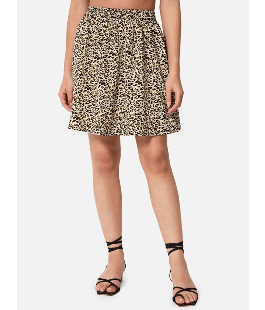     			ALL WAYS YOU - Cream Crepe Women's A-Line Skirt ( Pack of 1 )
