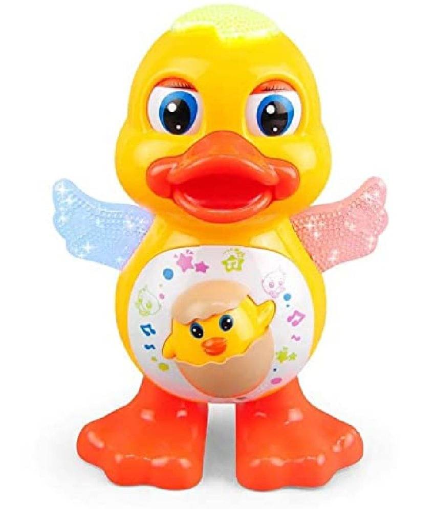 AURAPURO Dancing Duck Toy for Kids with Flashing Lights and Musical Sounds - Real Dancing Action     			AURAPURO Dancing Duck Toy for Kids with Flashing Lights and Musical Sounds - Real Dancing Action