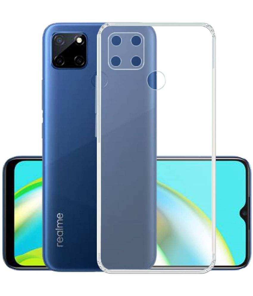 Case Vault Covers - Transparent Silicon Silicon Soft cases Compatible For Realme C25 ( Pack of 1 ) Case Vault Covers - Transparent Silicon Silicon Soft cases Compatible For Realme C25 ( Pack of 1 )