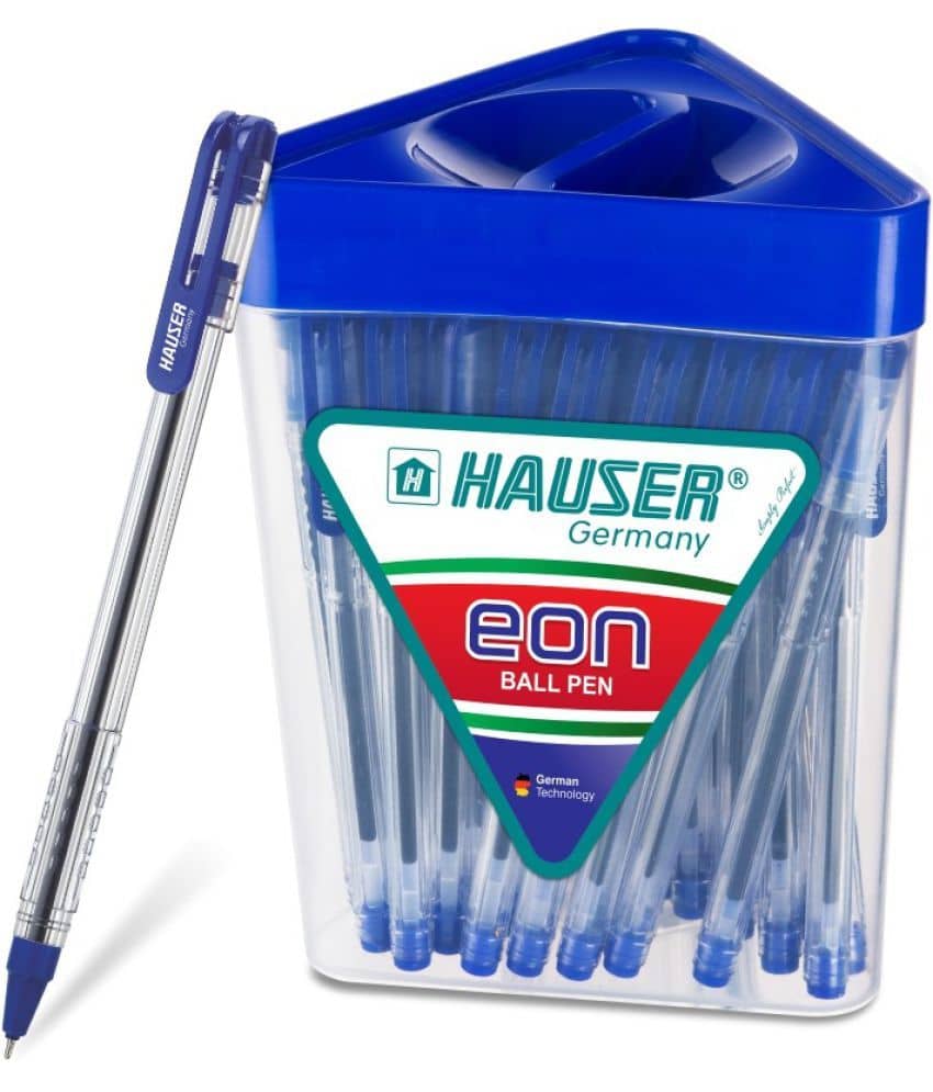 Hauser Eon Ball Pen (Pack Of 50, Blue)