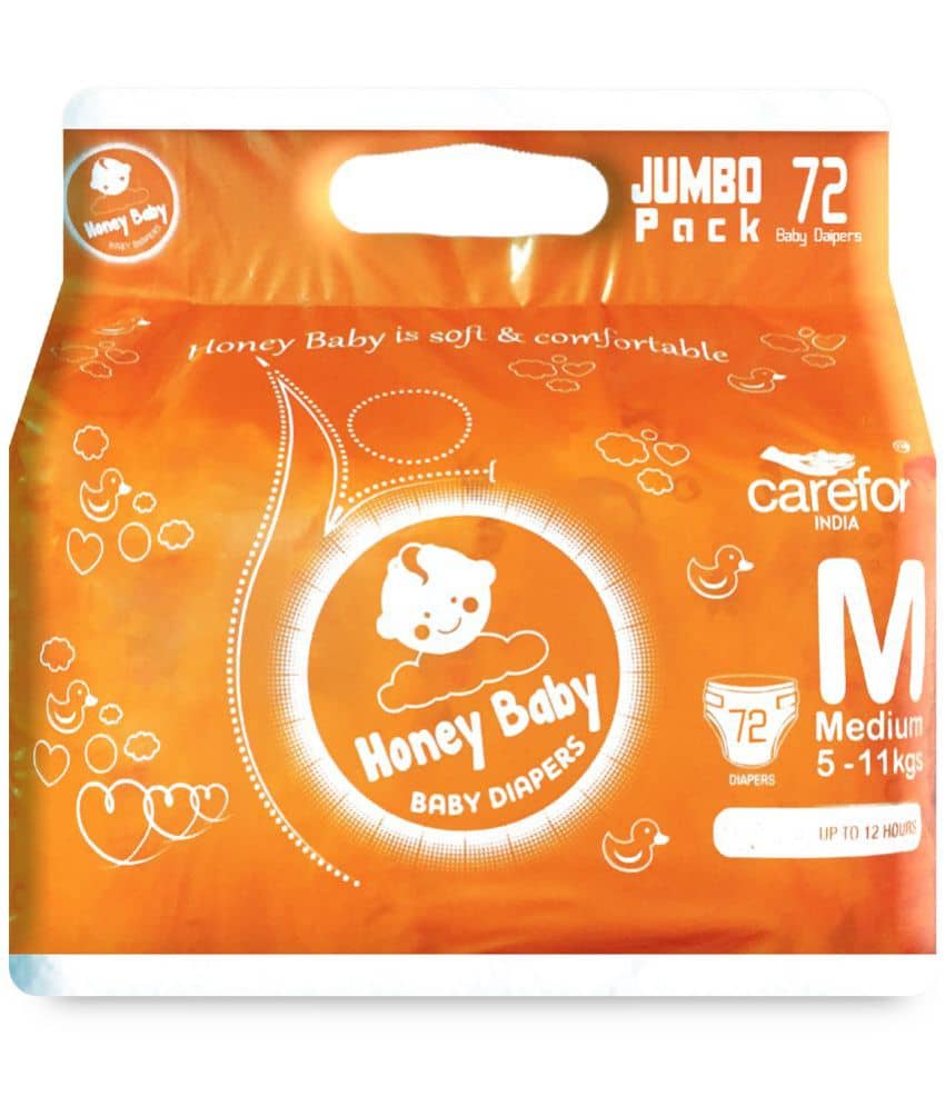 Honey Baby - M Disposable Diapers ( Pack of 1 )