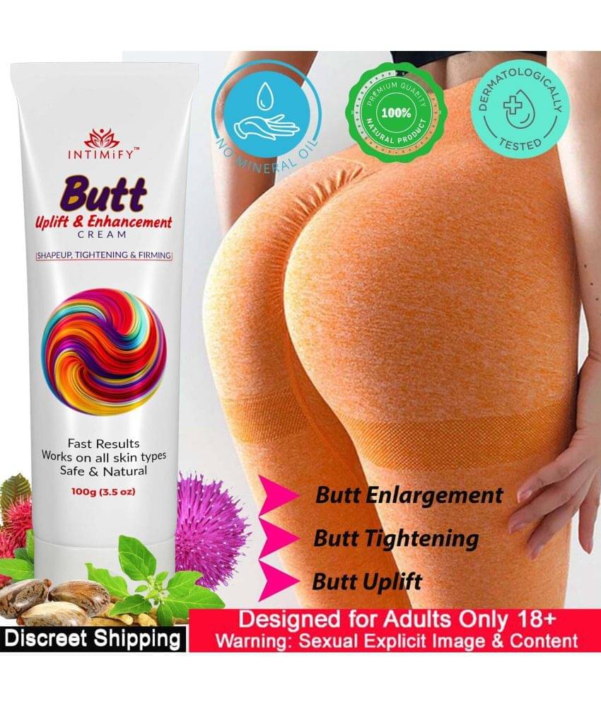 Intimify Butt Uplift & Enhancement Cream for hip cream, buttocks, butt enlargement, butt tightening, big butt, butt shape & used as butt cream, hip lift gel, hip firm (100 gms) Intimify Butt Uplift & Enhancement Cream for hip cream, buttocks, butt enlargement, butt tightening, big butt, butt shape & used as butt cream, hip lift gel, hip firm (100 gms)