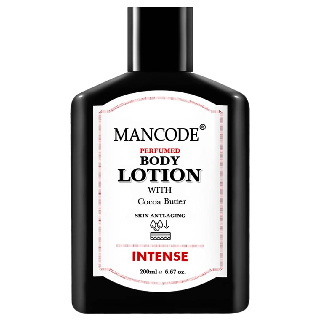 Mancode Intense Perfumed Body Lotion with Cocoa Butter for Skin Anti-Aging, 200ml (Pack of 1) Mancode Intense Perfumed Body Lotion with Cocoa Butter for Skin Anti-Aging, 200ml (Pack of 1)