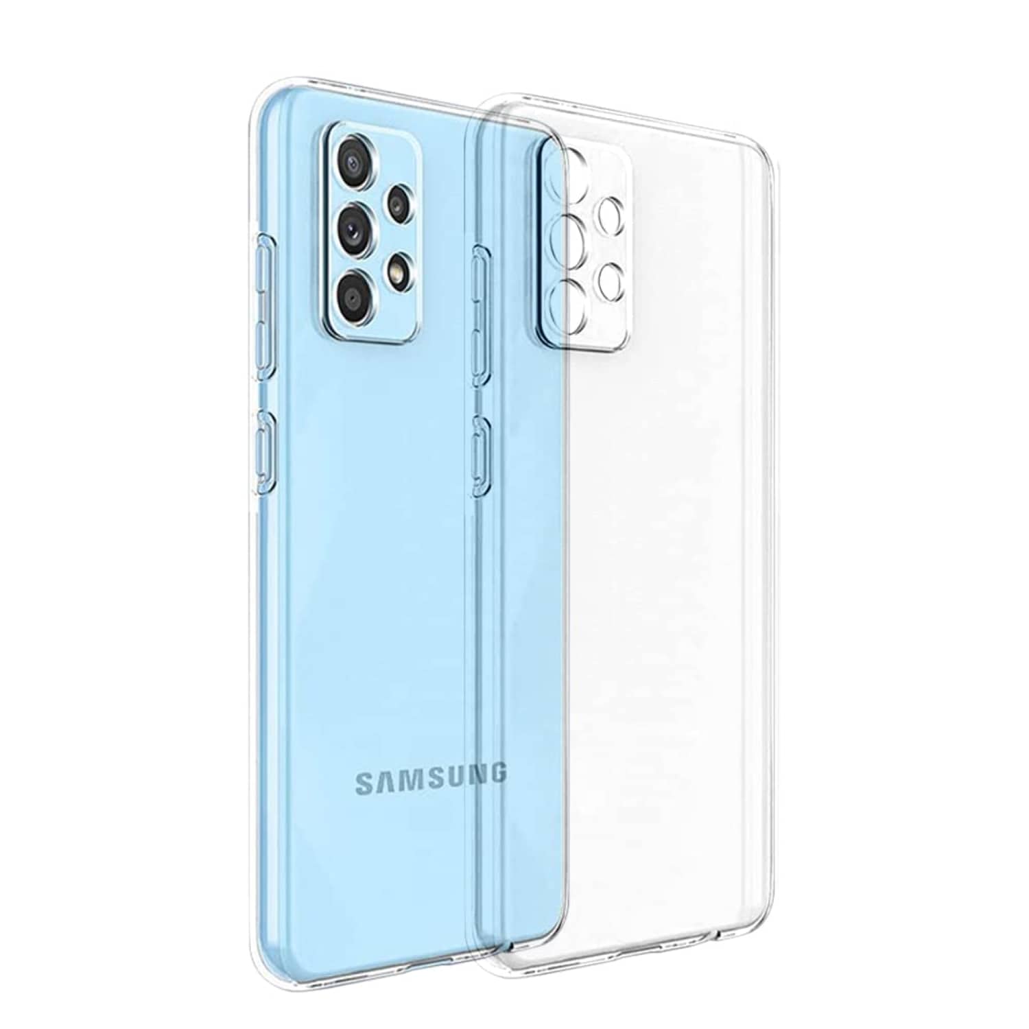 ZAMN - Transparent Silicon Silicon Soft cases Compatible For Samsung Galaxy A13 4G ( Pack of 1 )