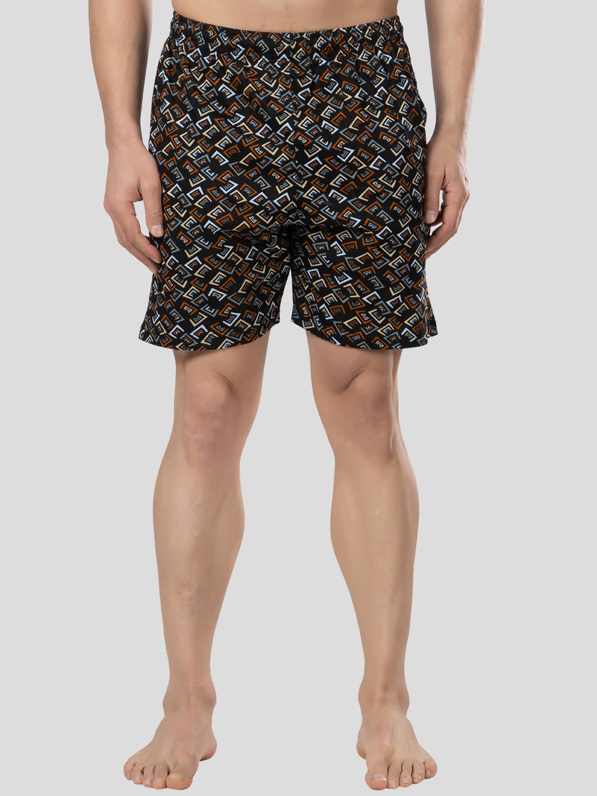 Zeffit - Black Cotton Men's Shorts ( Pack of 1 ) - Shorts | Buy online on ZillyBuy