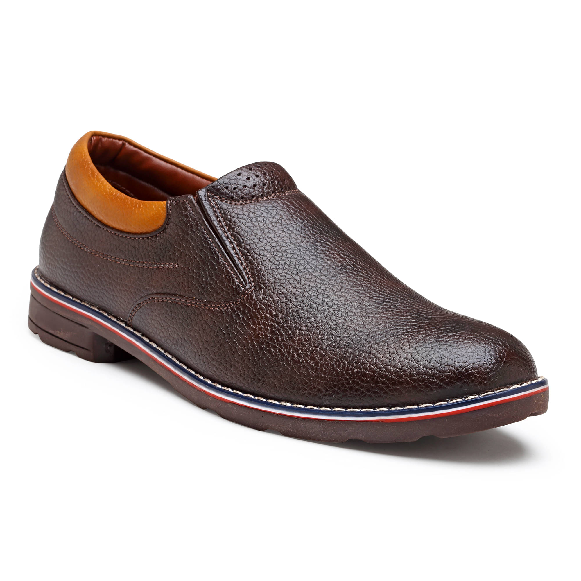     			Action - Brown Men's Slip-on Shoes