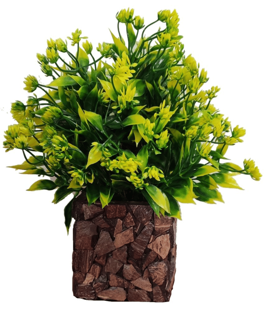 BAARIG - Green Wild Artificial Bonsai ( Pack of 1 )
