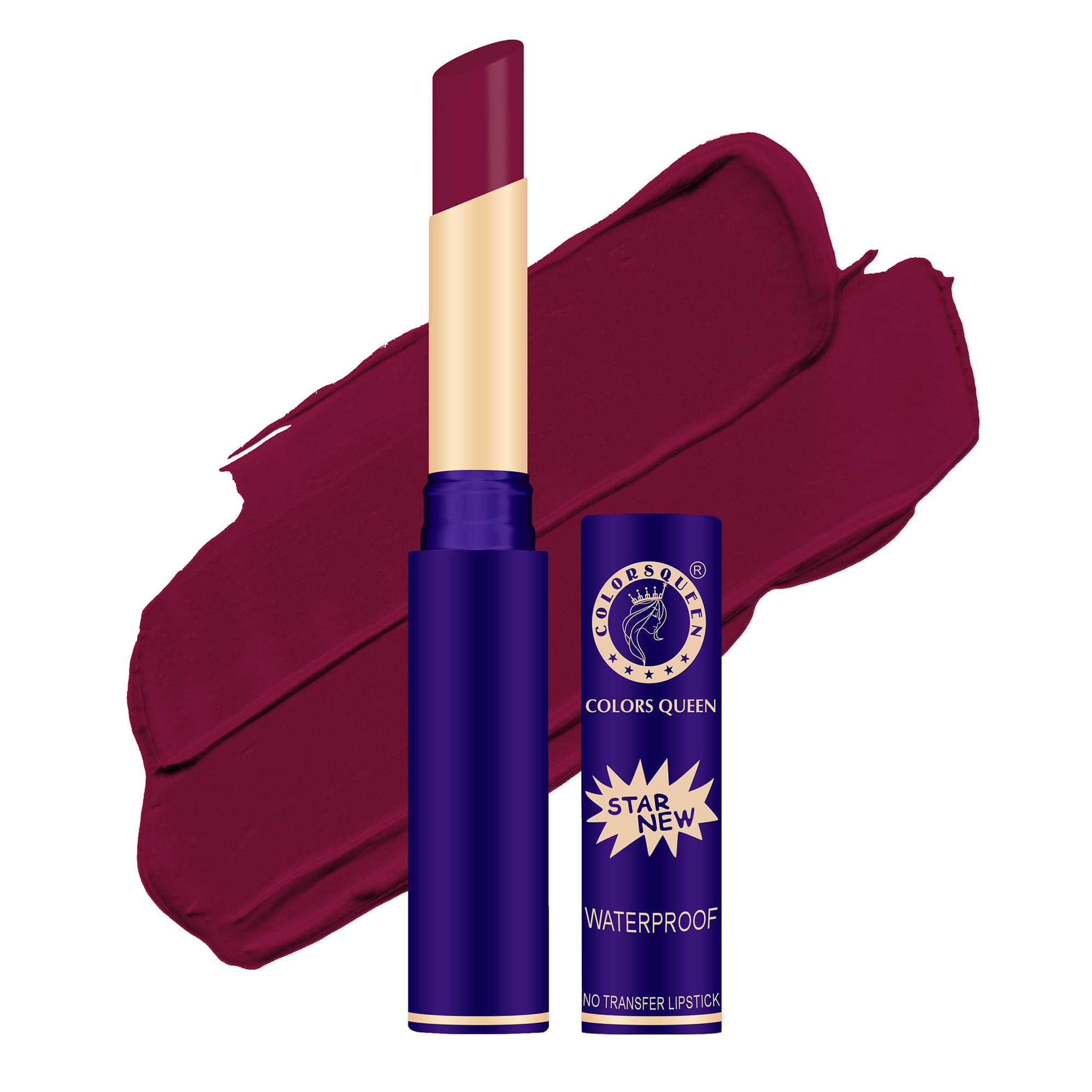     			Colors Queen Queen Lips Matte Lipstick Waterproof with Smooth Application (Shade - 833)