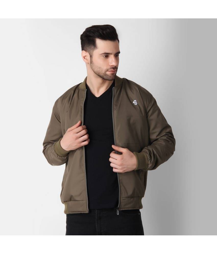 Forbro - Olive Nylon Regular Fit Men's Windcheater Jacket ( Pack of 1 )     			Forbro - Olive Nylon Regular Fit Men's Windcheater Jacket ( Pack of 1 )