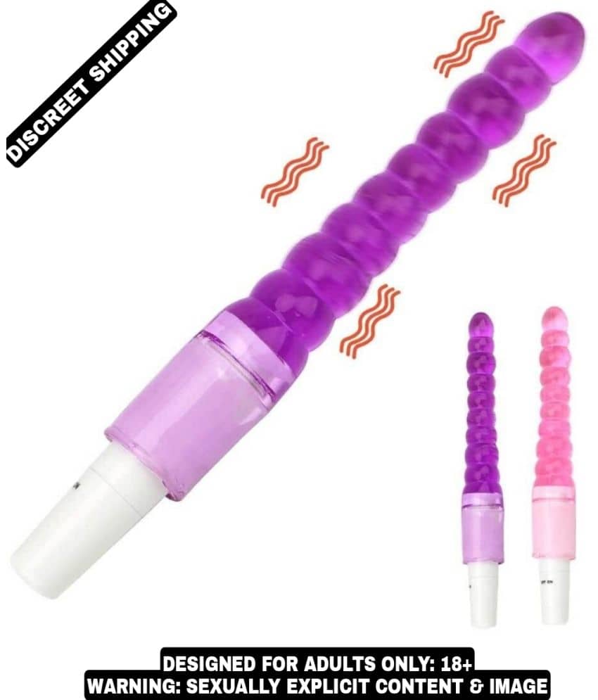 KAMAHOUSE JELLY VIBRATOR STICK LONG ANAL BUTT PLUG BEADS SILICONE G-SPOT MASSAGER ADULTS