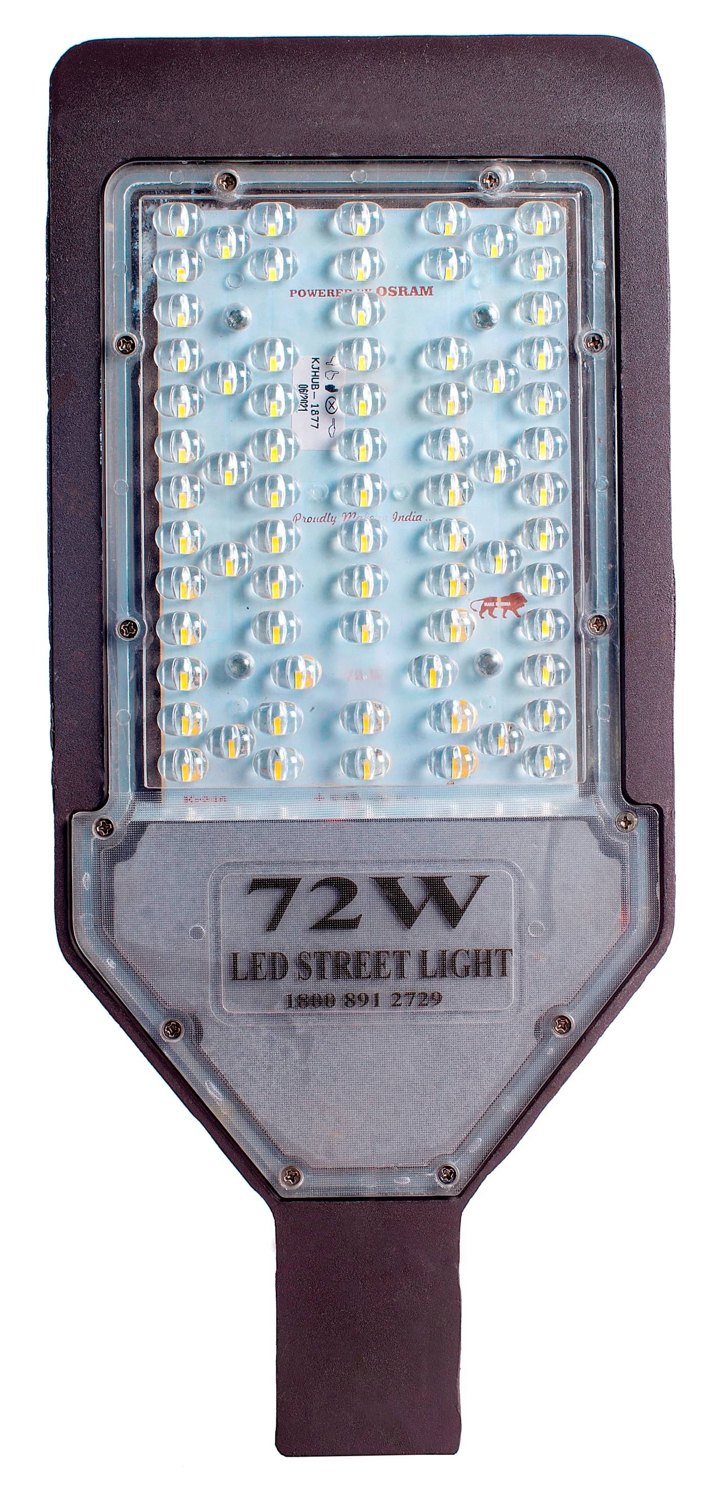     			Keshvas 72W LENS LED Street Lights Cool Day Light - Pack of 1