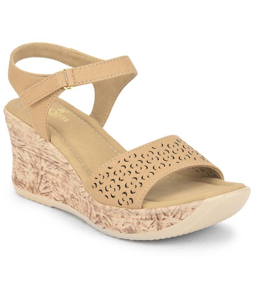     			Liberty - Beige Women's Sandal Heels