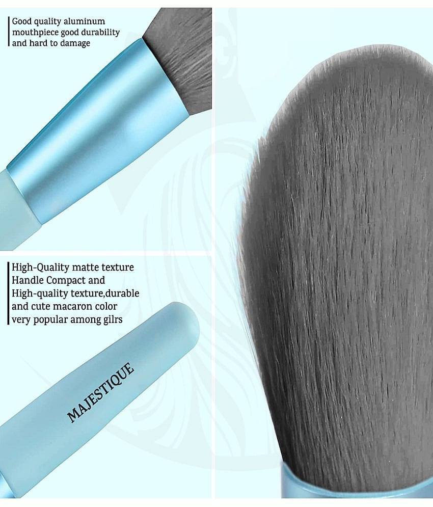 Majestique Luxe Makeup Brush Set Mini Makeup Brush Tools Proffesional for Women - 8Pcs/Multicolor