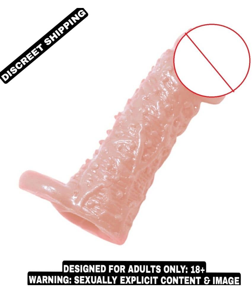 Naughty World Baile 5 inch Dotted Penis Sleeve Washable & Reusable Delay & Extra Time Penis Sleeve For Men