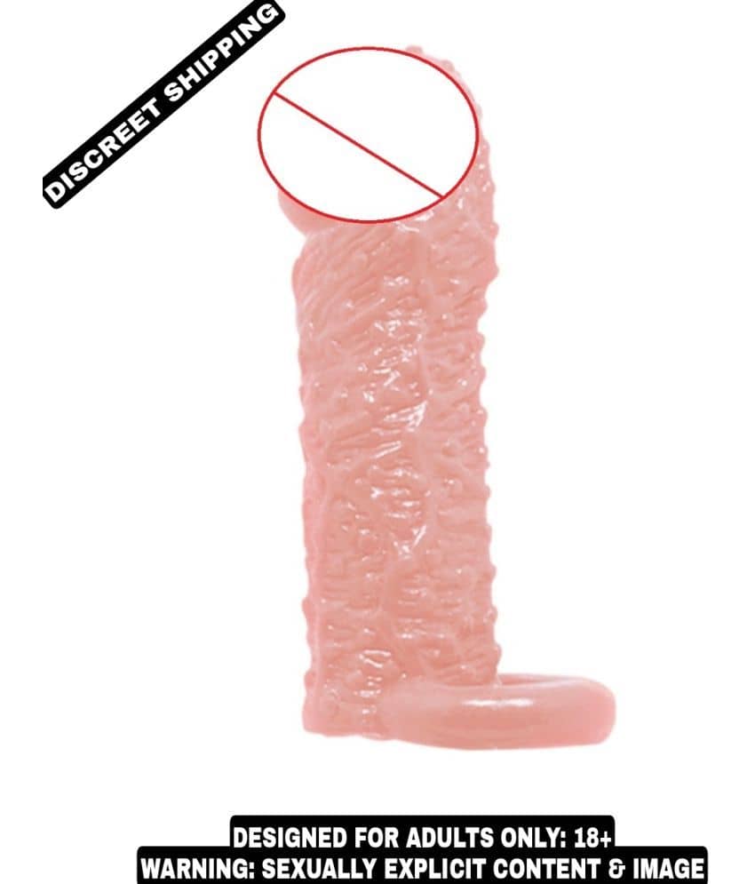 Naughty World Baile 5 inch Dotted Penis Sleeve Washable & Reusable Delay & Extra Time Penis Sleeve For Men