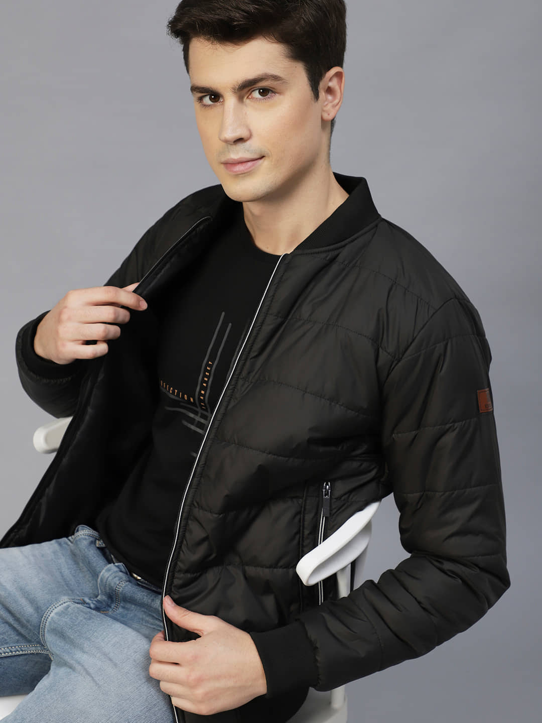Rigo - Black Polyester Regular Fit Men's Puffer Jacket ( Pack of 1 ) - Jackets & Coats | Buy online on ZillyBuy
