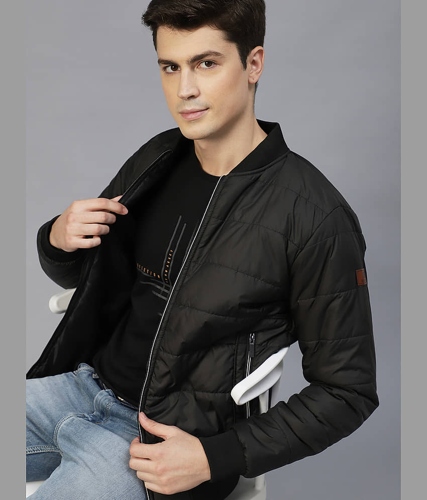 Rigo - Black Polyester Regular Fit Men's Puffer Jacket ( Pack of 1 ) - Jackets & Coats | Buy online on ZillyBuy