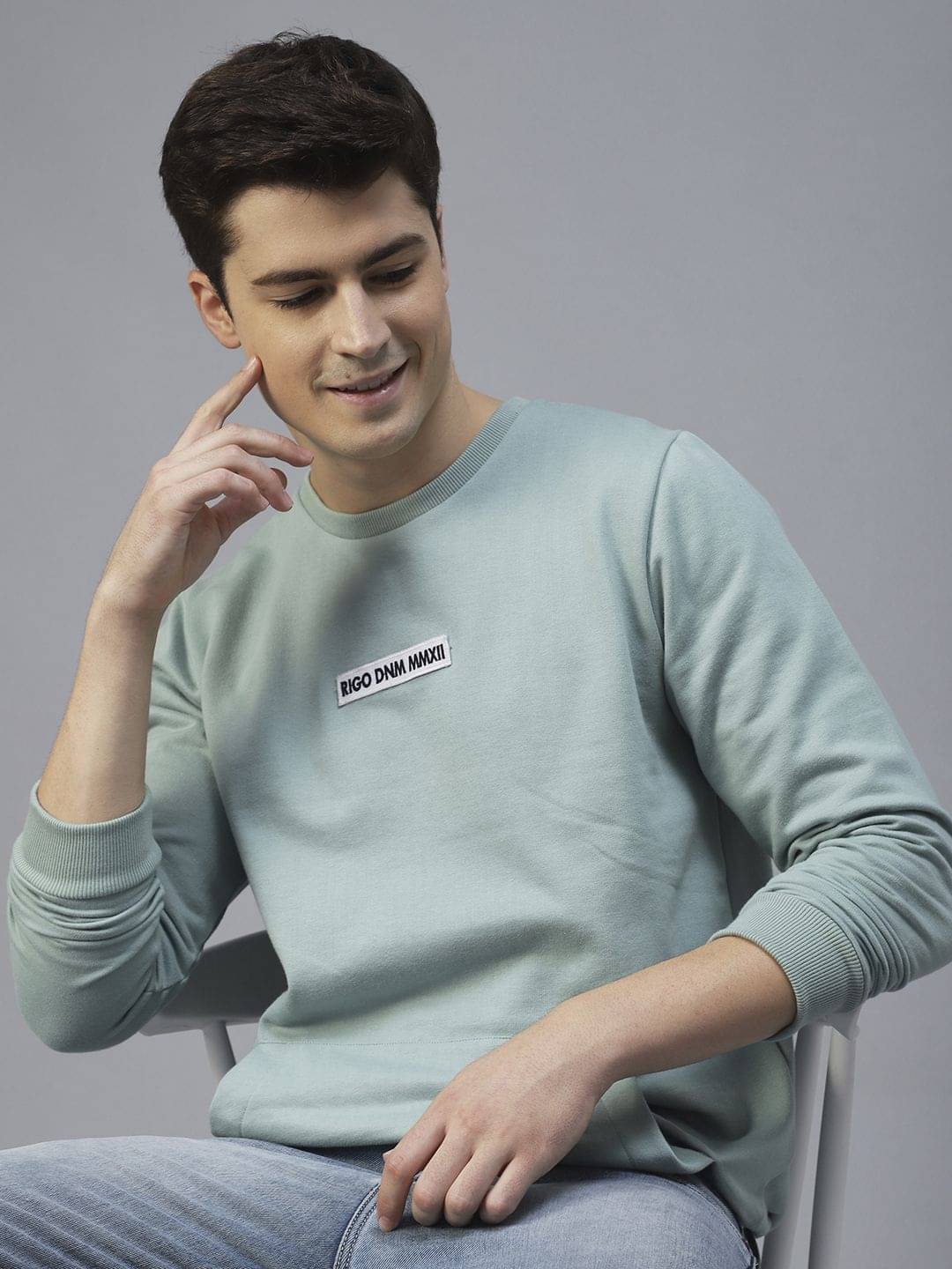 Rigo - Green Fleece Regular Fit Men's Sweatshirt ( Pack of 1 ) Rigo - Green Fleece Regular Fit Men's Sweatshirt ( Pack of 1 )