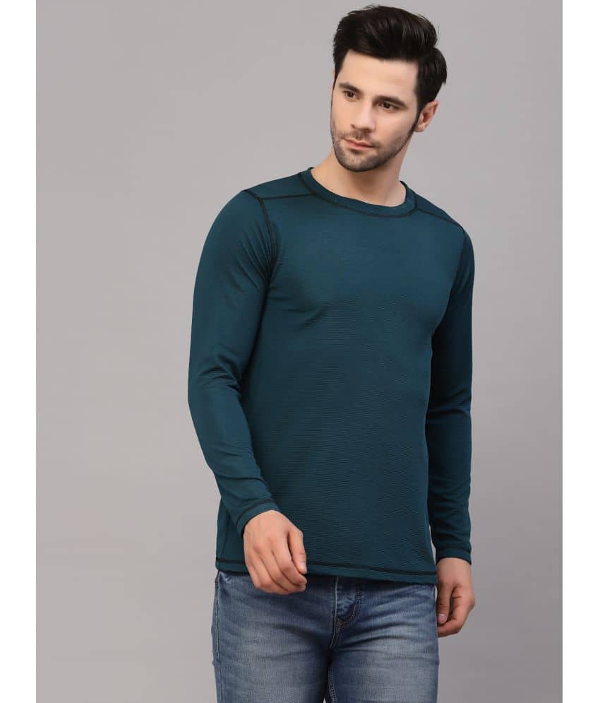 Rigo Pack of 1 Polyester Slim Fit Men's T-Shirt ( Charcoal )