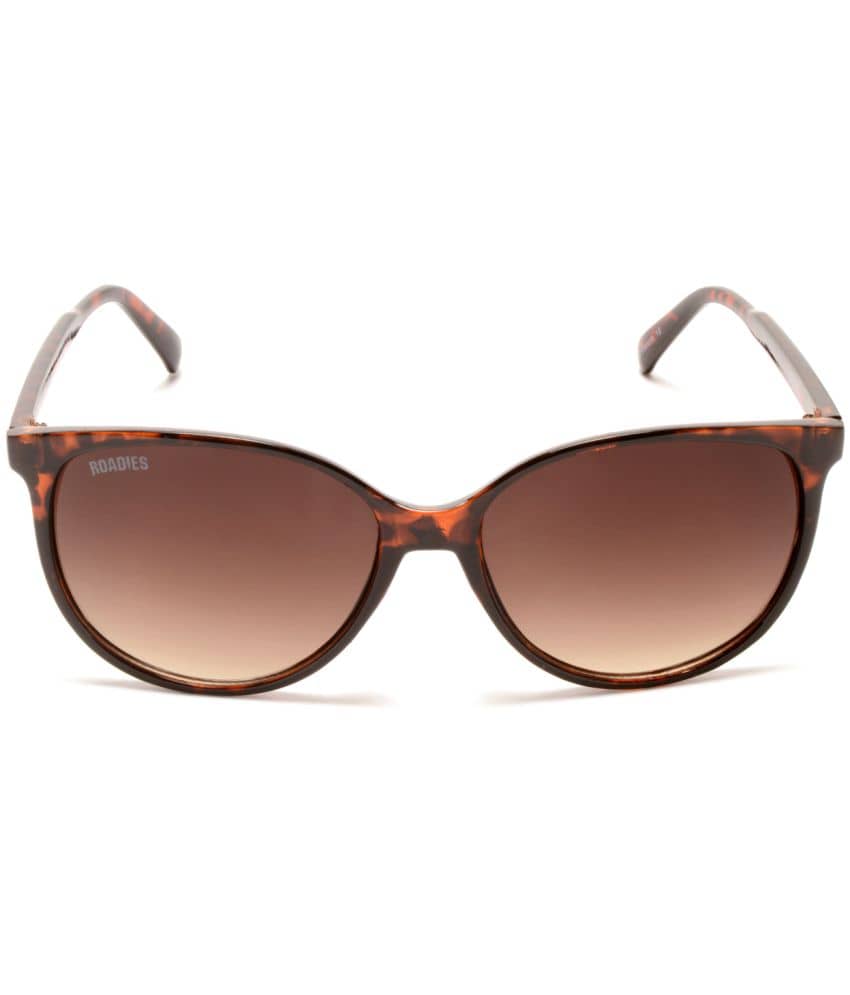 Roadies - Brown Oval Sunglasses ( Pack of 1 ) - Sunglasses | Buy online on ZillyBuy