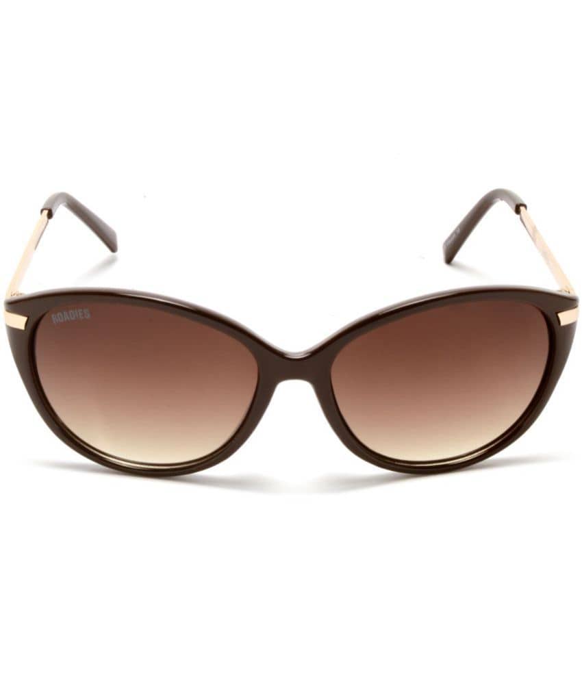 Roadies - Brown Oval Sunglasses ( Pack of 1 ) - Sunglasses | Buy online on ZillyBuy
