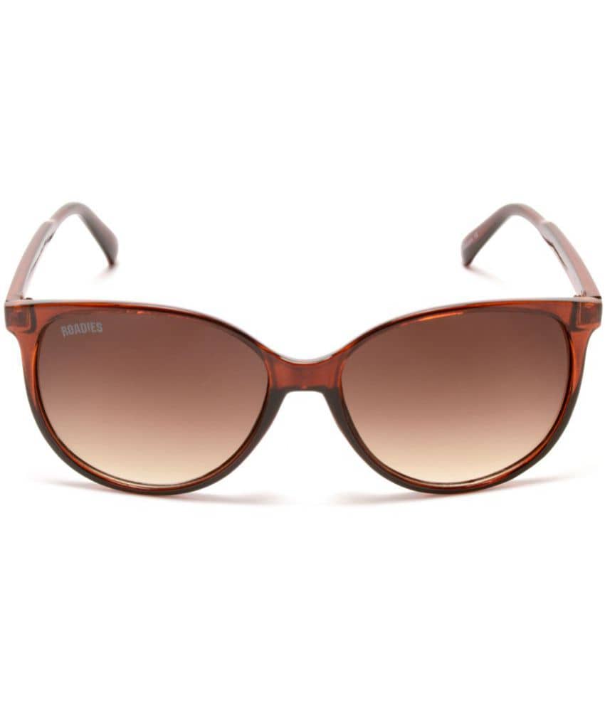 Roadies - Brown Oval Sunglasses ( Pack of 1 ) - Sunglasses | Buy online on ZillyBuy