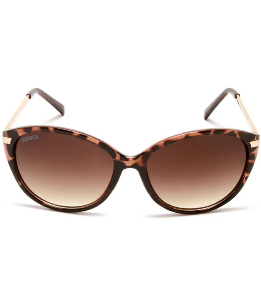 Roadies - Brown Oval Sunglasses ( Pack of 1 ) - Sunglasses | Buy online on ZillyBuy