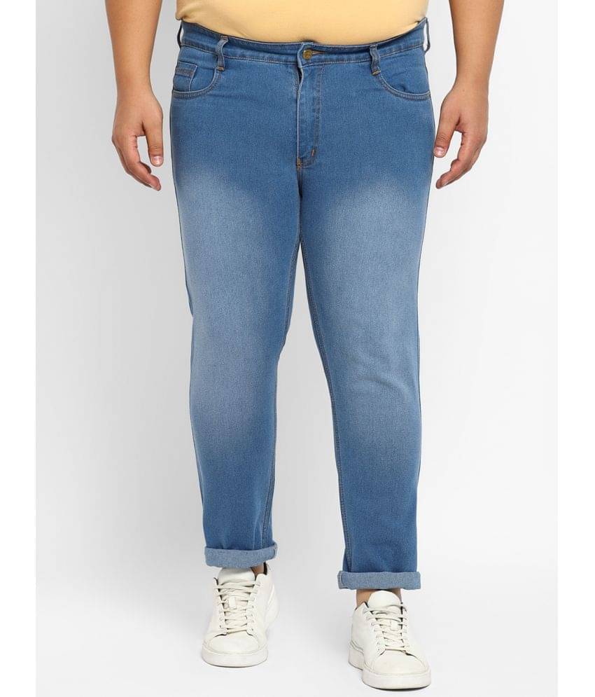 Urbano Plus - Light Blue Denim Regular Fit Men's Jeans ( Pack of 1 ) Urbano Plus - Light Blue Denim Regular Fit Men's Jeans ( Pack of 1 )