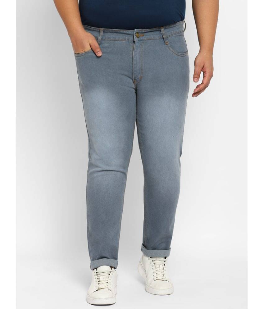     			Urbano Plus - Light Grey Denim Regular Fit Men's Jeans ( Pack of 1 )