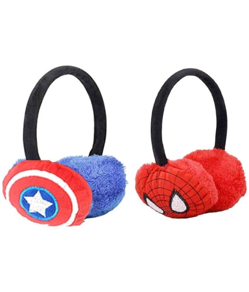     			thriftkart Kid's Superheroes Winter Warm Earmuffs For Ear Protection (Assorted SuperHero Design, Pack of 2PC)