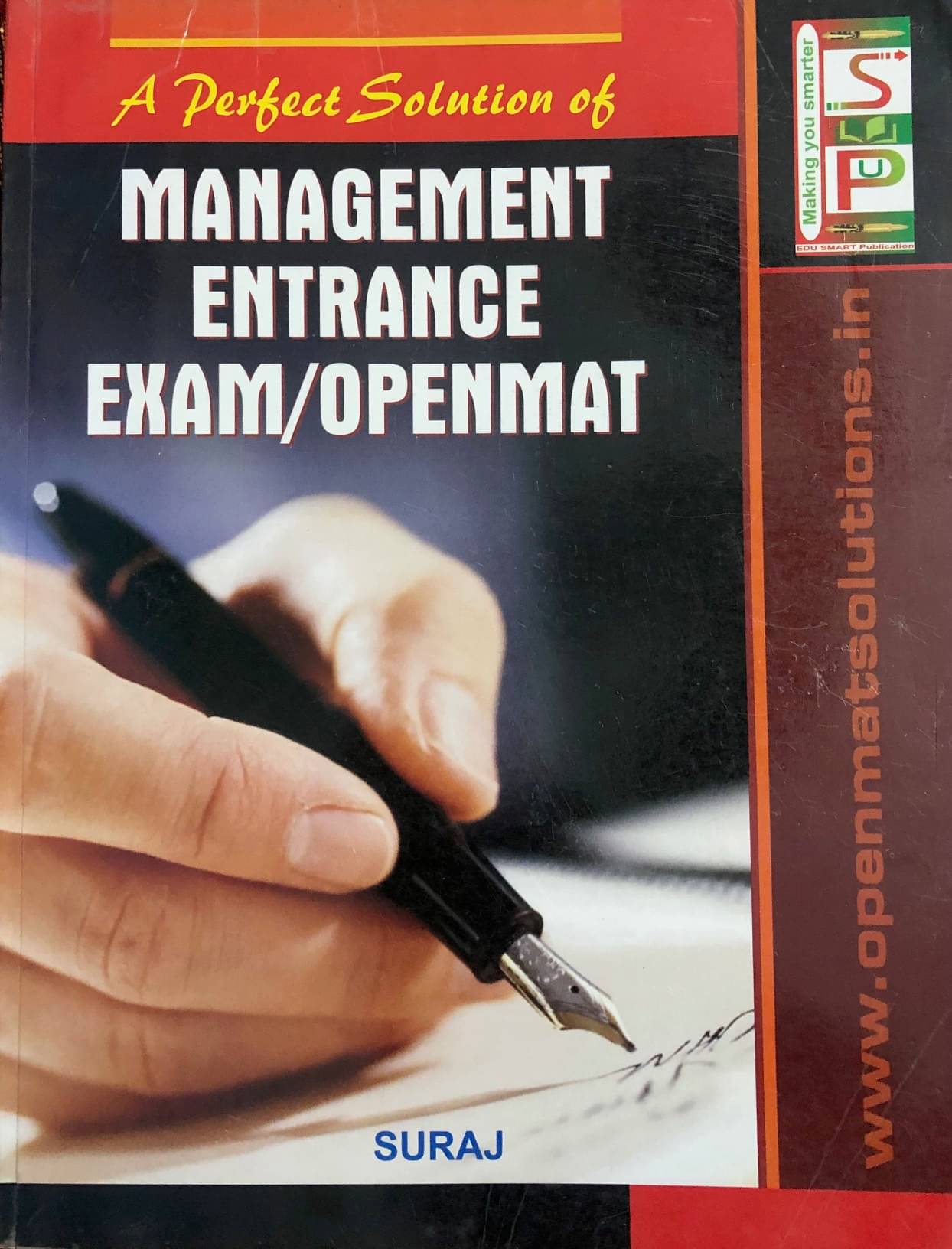     			A Perfect Solution of Management Entrance Exam/OPENMAT