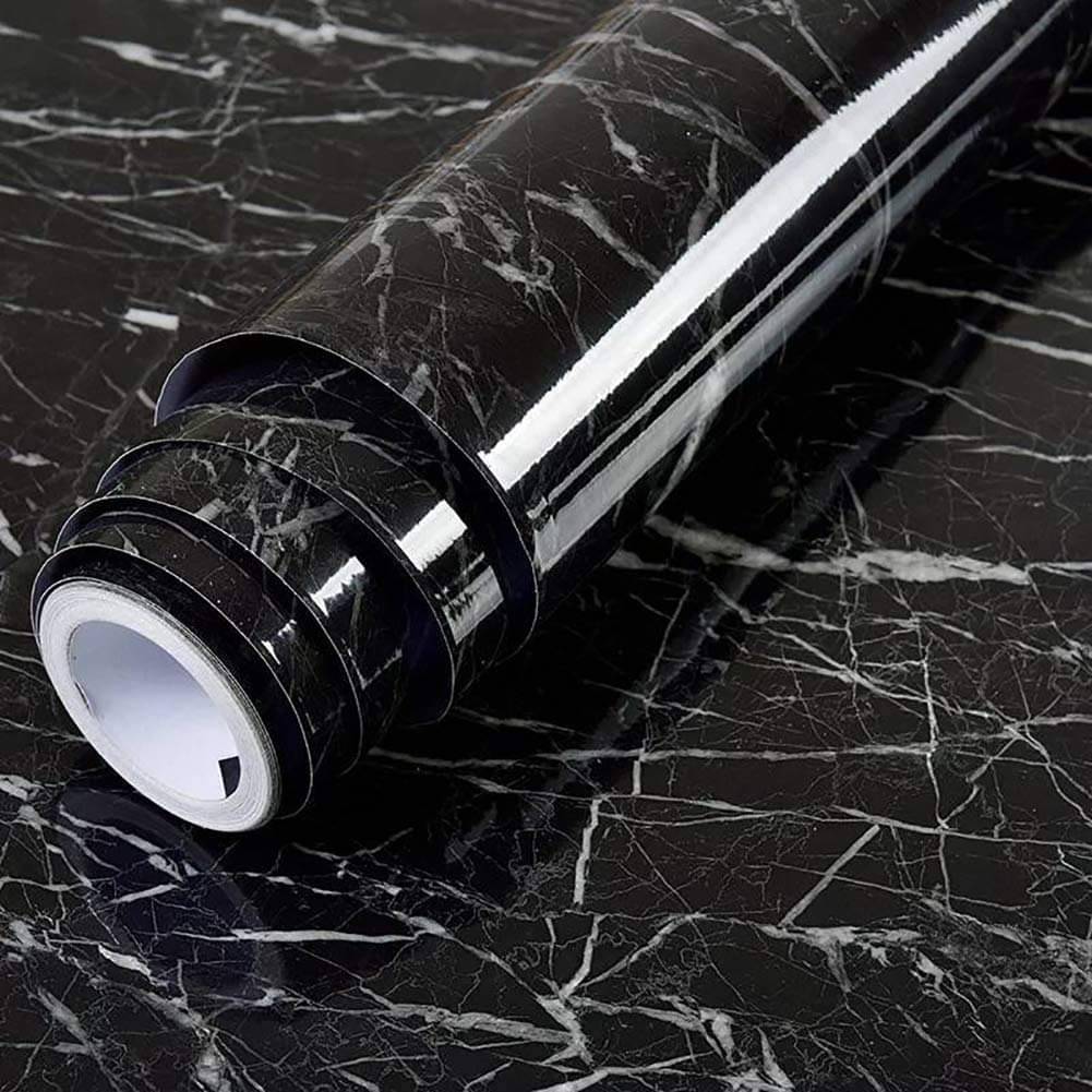     			Geeo Premium Black Marble Design Wallpaper 60cm x 2m (Pack of 1)