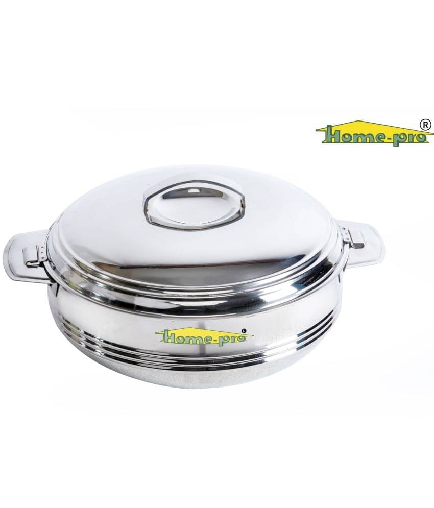 HomePro - High grade Stainless Steel Designer Sonata Casserole & Serving bowl 1500ml | Hotpot | Double wall insulated | hot and cold | Keeps food fresh | Food safe HomePro - High grade Stainless Steel Designer Sonata Casserole & Serving bowl 1500ml | Hotpot | Double wall insulated | hot and cold | Keeps food fresh | Food safe