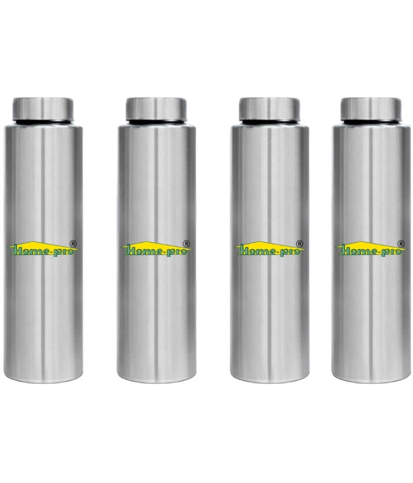 HomePro - Stainless Steel Bottle 100% leak proof Pack of 3 for Home | Gym | Fridge | School | Office | Trekking & Hiking Bottle