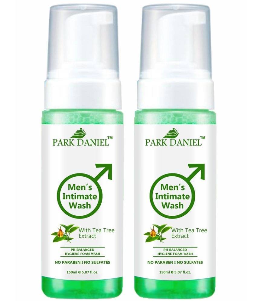     			Park Daniel Tea Tree Extract 150ML Ph Balance Men's Intimate Wash Green 2 Pcs Pack of 2