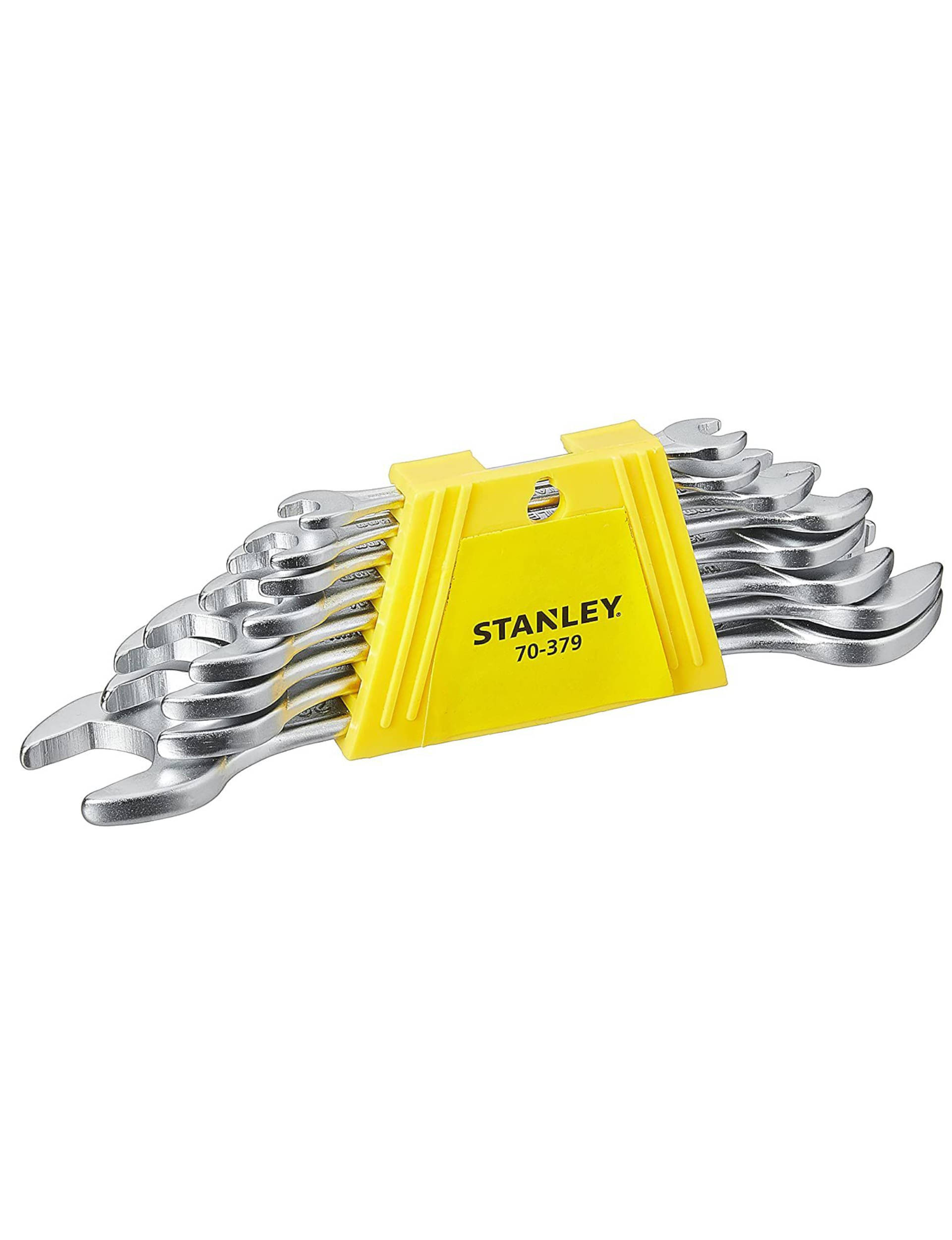 Stanley Double Open End Spanner Set 6X7 To 20X22(70-379E) Stanley Double Open End Spanner Set 6X7 To 20X22(70-379E)