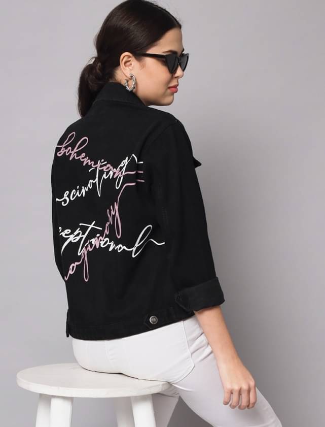     			The Dry State "-" Denim Black Jackets